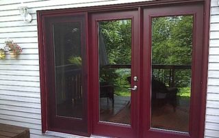 Patio and garden door installation